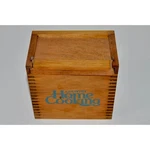 Country Home Cooking Wooden Recipe Box, Rustic Kitchen Chest. Fixed Price $39.99.