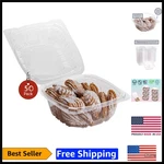 50 Pack Of Clear Disposable Clamshell Dessert Containers Bpa-free Elegance. Fixed Price $39.89.