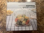 Yvsay 1400ML Glass Saucepan With Cover Stovetop Simmer Cooking Pot Lid New. Fixed Price $14.99.