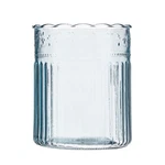 10 Strawberry Street Park Glass Utensil Crock, Blue. Fixed Price $29.35.