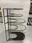 Cuisinel Smart Design Heavy Duty 5-TIER Pan Rack Organizer 10X 15.4IN Bronze. Fixed Price $51.00.