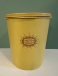 Tupperware Yellow Cookie Canister 807-8 With Lid 6.5" X 7.5" Vintage. Fixed Price $11.99.