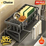 Kitchen Sink Caddy, Stainless Steel Dish Brush Holder, Sponge. Fixed Price $7.50.