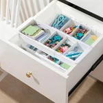 3 Pcs Expandable Drawer Organizer Bins Adjustable Deep Hanging Organiz.... Fixed Price $51.39.