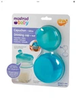 Mastrad Set Of 2 Silicone Babycaps - Teal. Fixed Price $5.95.