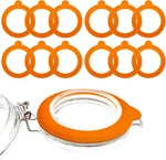 12 Pcs Replacement Silicone Gasket Seals For Jars Leakproof Airtight Rubber. Fixed Price $13.99.