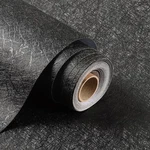 Kitico 17" X Black Silk Wallpaper Peel And Stick, 17.7" 118",. Fixed Price $19.99.