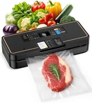Vacuum Sealer For Food, 95KPA Saver Machine, 135W Fast-sealin. Fixed Price $259.99.