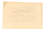 Charles Gounod / Autograph Musical Quotation Signed. Fixed Price $722.00.