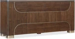 Hooker Furniture 628-55076 Melange 74"W Door Walnut And Veneer Dark /. Fixed Price $1705.00.
