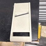 Emsa Superline Food Slicer White Dishwasher Safe Plastic Stainless Steel. Fixed Price $20.00.