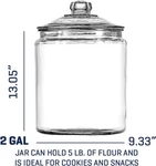 Anchor - 69372AHG17 Hocking Heritage Hill Glass Jar With Lid Gal.. Fixed Price $59.95.