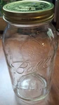 One Ball 64OZ Wide Mouth Half Gallon Mason Jar. Fixed Price $12.00.