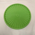 Vtg Tupperware Round 8" Servalier Replacement Lid #1205 Lime Green For 1204 1339. Fixed Price $21.99.