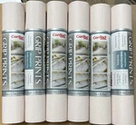 Con-tact Brand Solid Grip Prints Non-adhesive Non-slip 12" X 5' Almond (6 Roll). Fixed Price $45.99.