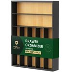Royal Craft Wood Luxury Bamboo Kitchen Drawer Organizer 7 Slot, Black/natural. Fixed Price $75.39.
