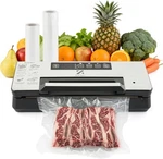 Dual Pump Vacuum Sealer For Food Storage & Sous Vide, Handle Lock, Double Heat. Fixed Price $133.99.