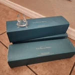 Rare S/11 Pottery Barn Under The Sea Glass Crab Placecard Holders Nautical. Fixed Price $99.00.