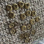 18 Base Plates Brass For Drawer Pull Cabinet Knobs Furniture Hardware. Fixed Price $28.04.