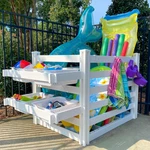Zippity Pool Float Storage Organizer - Outdoor Toy & Deck Caddy. Fixed Price $416.99.