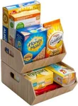 Mobilevision Xl Bamboo Storage Bins For Pantry & Kitchen Cabinet Organizer Multi. Fixed Price $39.95.
