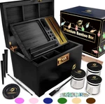 Hovanzo Premium Large Bamboo Storage Box With Removable Tray - Wood. Fixed Price $59.23.
