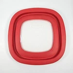 Rubbermaid Premier Red Clear Square Replacement Lid 10M5M6 9-3/8" 9-CUP 14-CUP. Fixed Price $21.95.