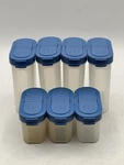 Tupperware Modular Mates Spice Shakers Set Of Seven 1843-31 Short 1846-23 Tall. Fixed Price $25.50.