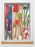 Set Of Lipper International Bamboo Wood Drawer Dividers Adjustable 17"-22". Fixed Price $22.00.