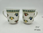 Villeroy Boch French Garden Fleurence Set 2 Coffee Tea Cups. Fixed Price $17.99.