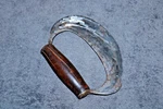 Custom Handmade Knife Round Kitchen Unique Ooak Old Handle Vintage Wh. Fixed Price $52.95.