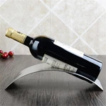 European Stainless Steel Creative Wine Shelf Bridge Household Bottle Rack. Fixed Price $27.73.