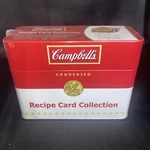 Campbell's Recipe Collection Tin Box With Blank Cards - New/sealed 2007 A1. Fixed Price $22.99.