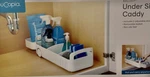 Youcopia Rollout Caddy Under Sink Organizer, 8" Wide, White. Fixed Price $24.99.