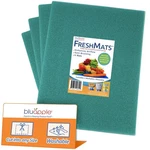 Bluapple Freshmats, Refrigerator Bin Liner, Fridge Drawer 12X15 Inches, Teal. Fixed Price $20.63.