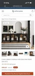 Nathan James Curio Cabinet Set Of 3, Glass Doors, Black, Solid Wood. Fixed Price $400.00.