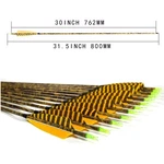 6-PACK Carbon Arrows With Adjustable Nocks Camo Feathers. Fixed Price $69.29.