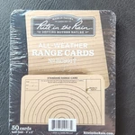 Rite Rain All-weather Range Cards No. RC991T Half-fold 3 X 5. Fixed Price $20.00.