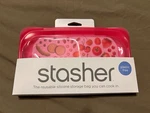 Stasher Reusable Silicone Storage Bag You Can Cook In - New Snack Size. Fixed Price $9.49.