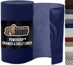 Gorilla Powergrip Drawer Shelf And Cabinet Liner, Thick 12" X 20', Navy. Fixed Price $49.64.