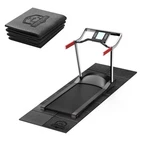 Hapbear Treadmill Mat 68"X24"X1/5" Thick 68"L 24"W 0.2"TH, Black. Fixed Price $37.99.
