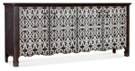 Hooker Furniture 7050-55478 Americana 78"W Oak Accent Cabinet Molasses / Honey. Fixed Price $1635.00.