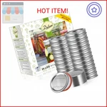 Dalzom 24PCS Canning Lids With Rings Wide Mouth, Premium Mason Jar. Fixed Price $21.05.