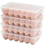 Eslite Covered Holder,egg Storage For Refrigerator,fits 18 Eggs,pack Of 4. Fixed Price $36.97.