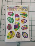 Vintage Stickers Easter Eggs Prism Paper Magic Group 1 Sheet New Pack. Fixed Price $7.00.