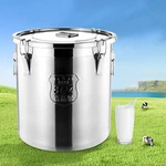 Stainless Steel Airtight Canister For Kitchen, Dry/wet Food Rice Cereal Grain. Fixed Price $80.40.