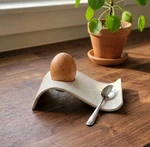 Villeroy & Boch Newwave Egg Cups Set 2 Porcelain Ivory Modern Breakfast. Fixed Price $24.49.