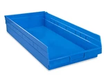Shelf Storage Bin Quantum Systems QSB110BL Polypropylene (9 Case). Fixed Price $35.00.