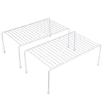 Kitchen Storage Shelf Rack W/plastic Feet Medium Steel Metal Rust Resistant Fini. Fixed Price $34.05.