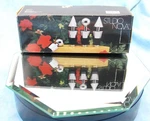 Studio Nova Wine Bottle Stopper Set (4) With Wood Stand Chrome & Rubber New. Fixed Price $23.47.